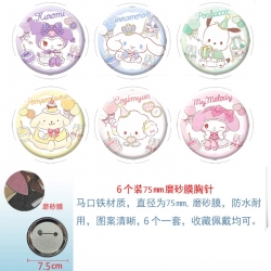 sanrio Anime Matte film brooch...