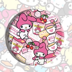 sanrio Anime tinplate brooch b...