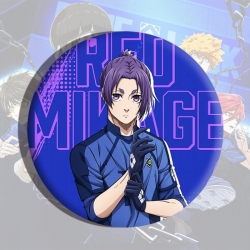 BLUE LOCK Anime tinplate brooc...
