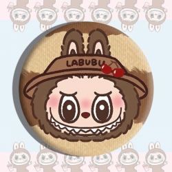 Labubu Anime tinplate brooch b...