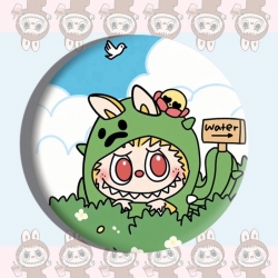 Labubu Anime tinplate brooch b...