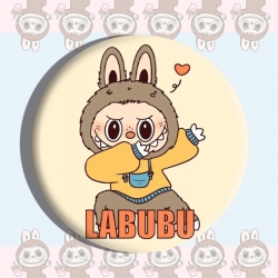 Labubu Anime tinplate brooch b...