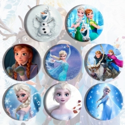 Frozen Anime tinplate brooch b...