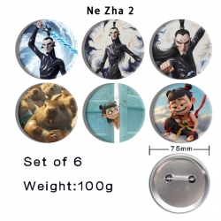 Nezha Anime Tinplate Bright Fi...