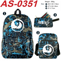 Hatsune Miku Anime canvas back...