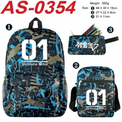 Hatsune Miku Anime canvas back...
