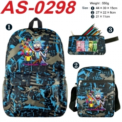 Rick and Morty Anime canvas ba...