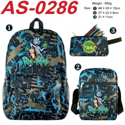 Rick and Morty Anime canvas ba...
