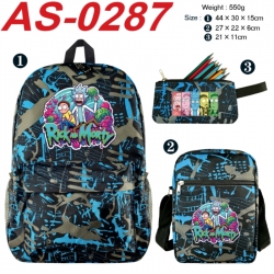 Rick and Morty Anime canvas ba...