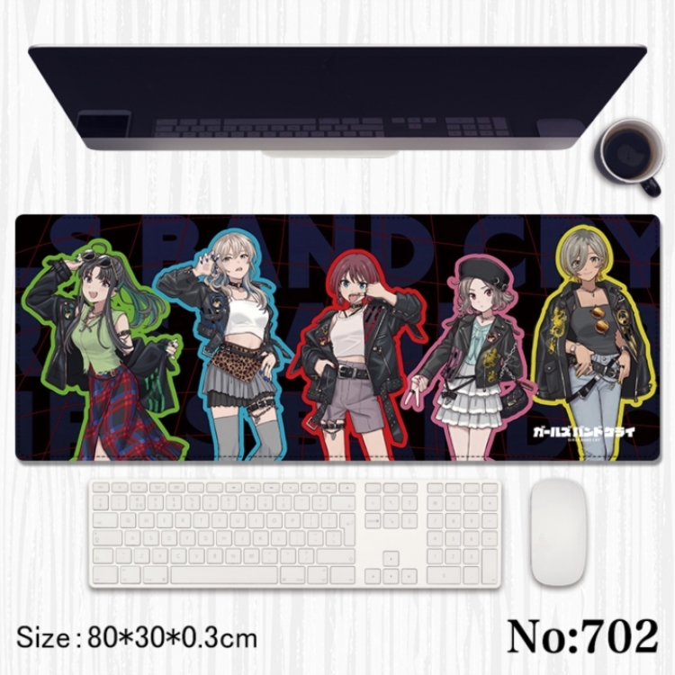 AMNIBUS Anime peripheral computer mouse pad office desk pad multifunctional pad 80X30X0.3cm