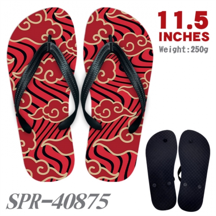 Naruto Thickened rubber flip-flops slipper average size 