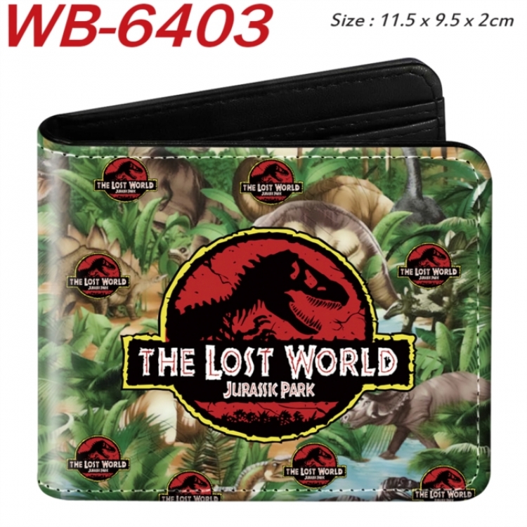 animal Animation color PU leather half fold wallet 11.5X9X2CM