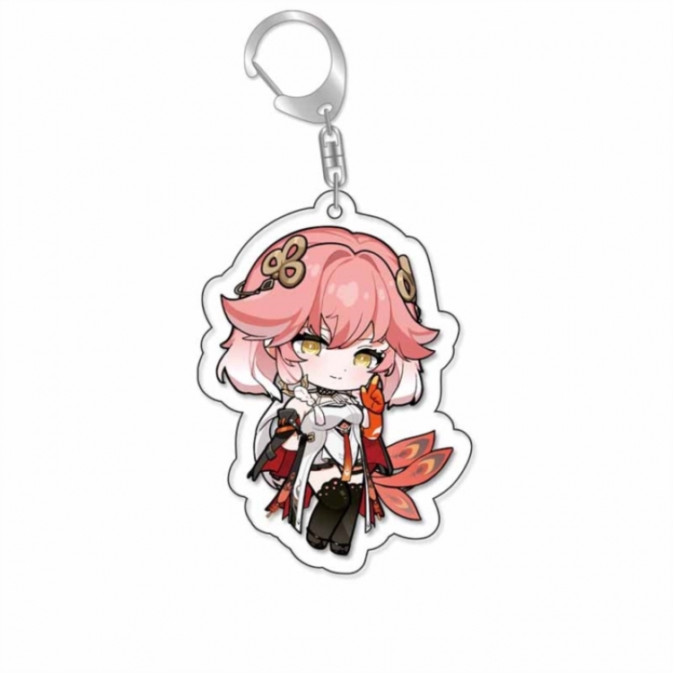 Mingchao Anime Acrylic Keychain Charm price for 5 pcs