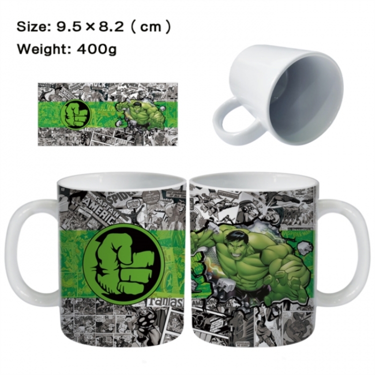 Marvel Anime peripheral ceramic cup tea cup drinking cup 9.5X8.2cm
