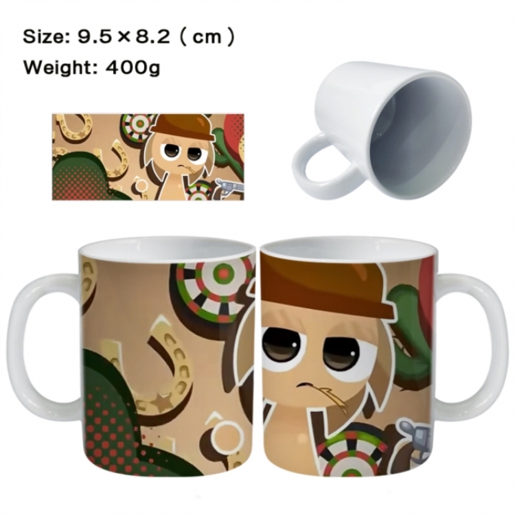 Sprunki Anime peripheral ceramic cup tea cup drinking cup 9.5X8.2cm