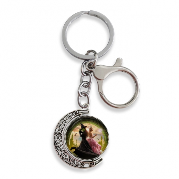 The Wicked Anime double-sided crystal rotating gemstone keychain pendant price for 5 pcs