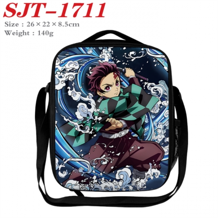 Demon Slayer Kimets Anime Lunch Bag Crossbody Bag 26x22x8.5cm 