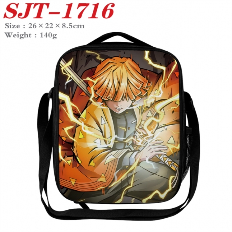 Demon Slayer Kimets Anime Lunch Bag Crossbody Bag 26x22x8.5cm 