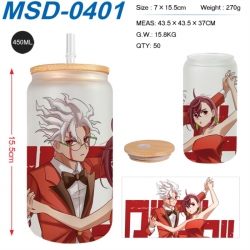 Dandadan Anime frosted glass c...