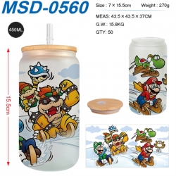 Super Mario Anime frosted glas...
