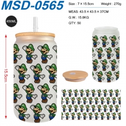 Super Mario Anime frosted glas...