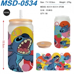 Lilo & Stitch Anime frosted gl...