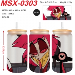 Hazbin Hotel Anime frosted gla...