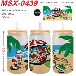 Super Mario Anime frosted glas...