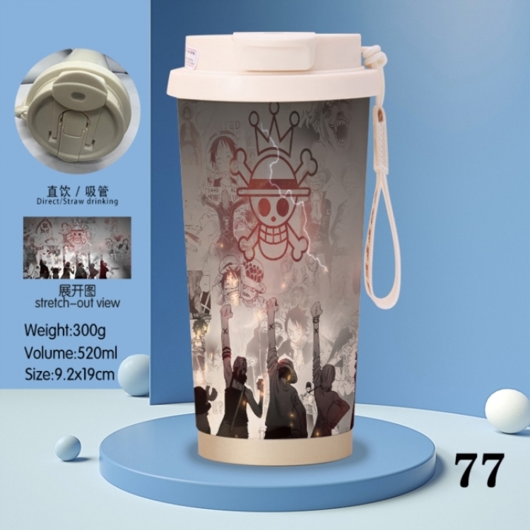 One Piece Anime peripheral stainless steel coffee cup 520ML