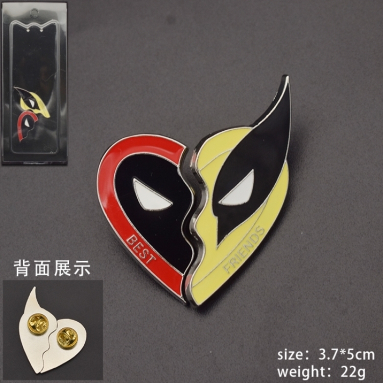 Wolverine Anime peripherals Rotating badge