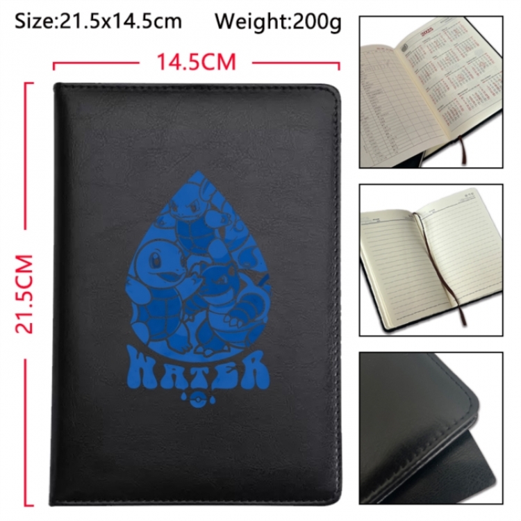 Pokemon Anime Printed PU Car Thread Notebook Hard Cover 21.5x14.5cm