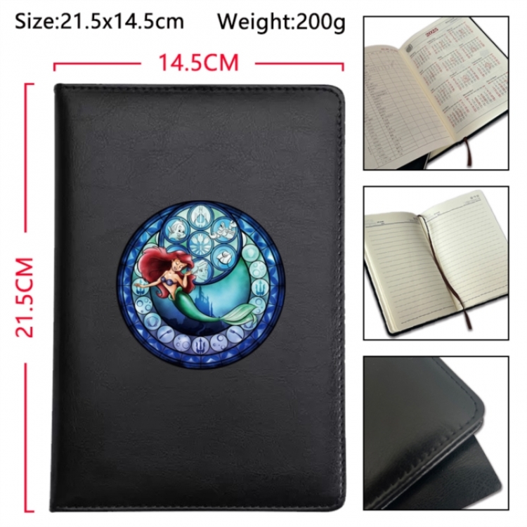Disney Anime Printed PU Car Thread Notebook Hard Cover 21.5x14.5cm