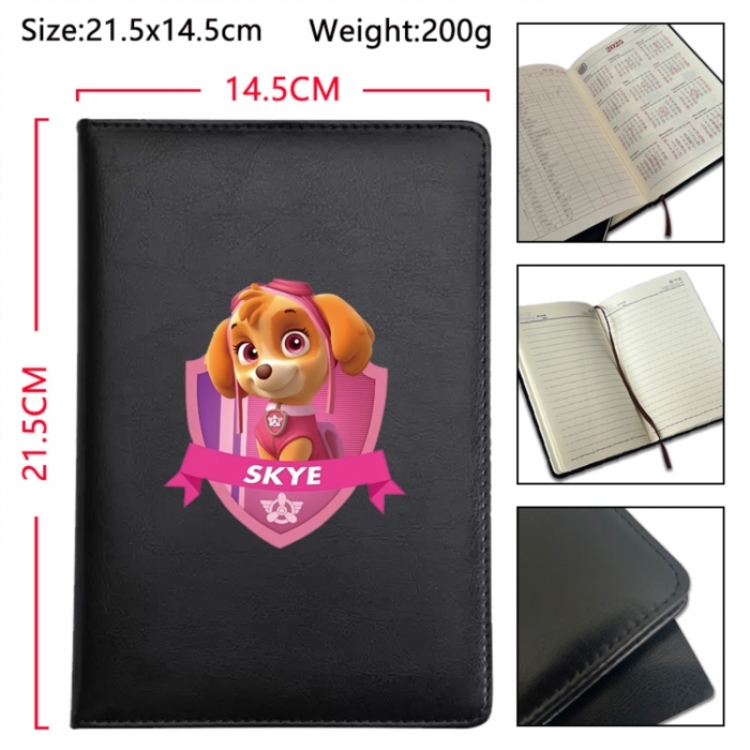 PAW Patrol Anime Printed PU Car Thread Notebook Hard Cover 21.5x14.5cm