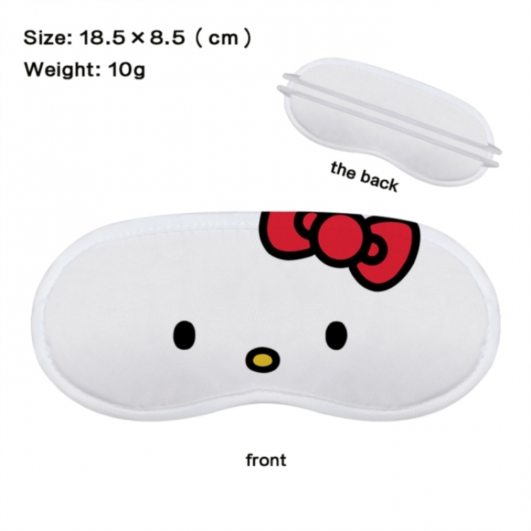 sanrio Anime full-color printed nap sleep blackout eye mask 18.5X8.5cm price for 5 pcs