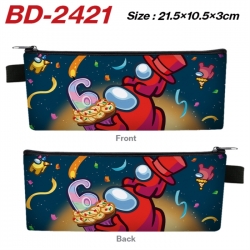 Among us Anime PU Leather Zipp...