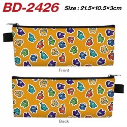 Among us Anime PU Leather Zipp...