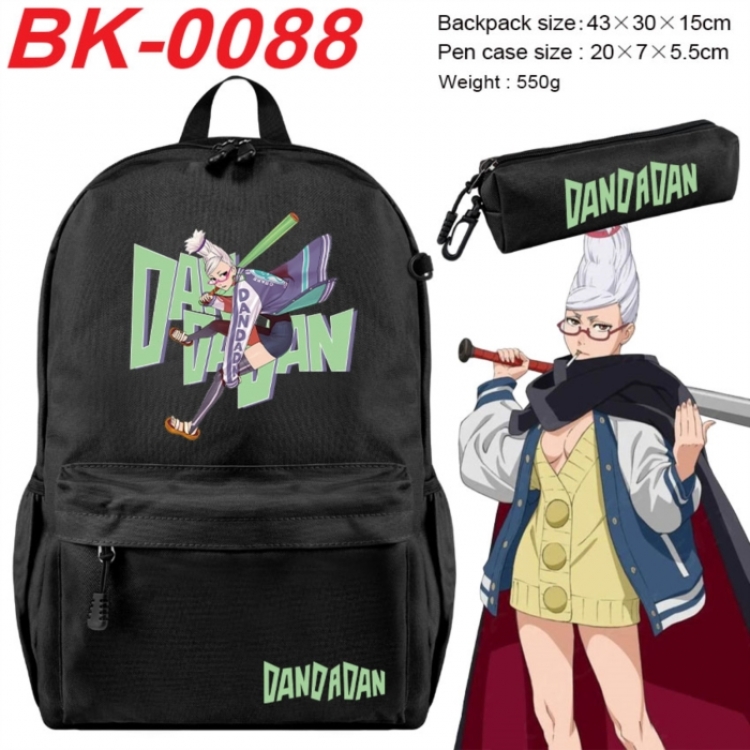 Dandadan Anime backpack pencil case set backpack 43X35X15CM