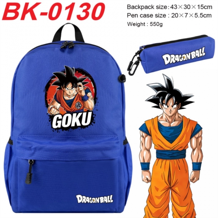 DRAGON BALL Anime backpack pencil case set backpack 43X35X15CM