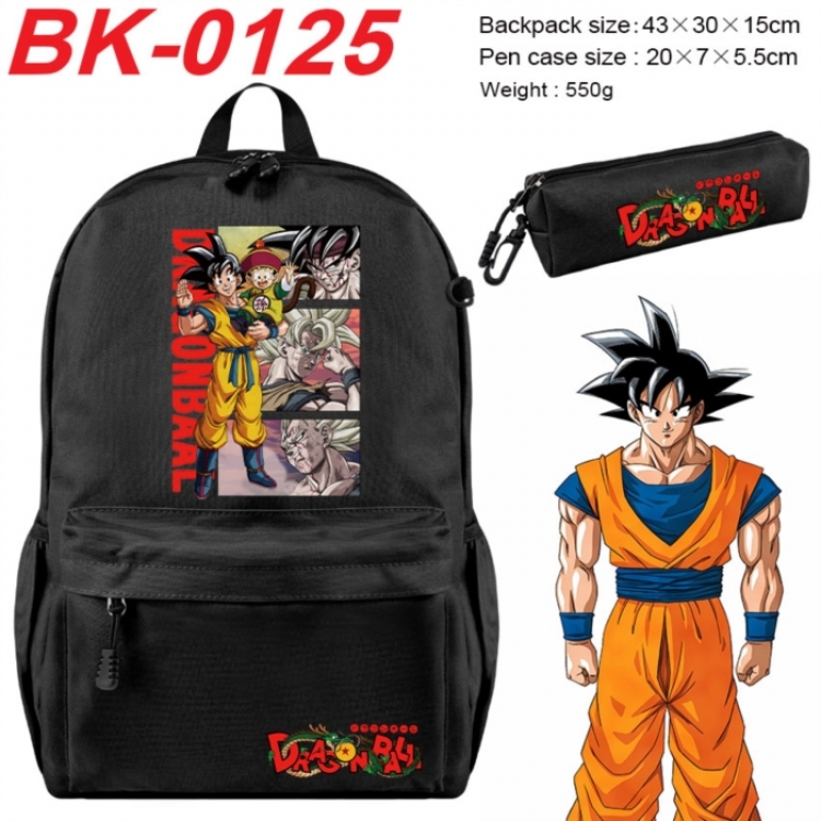 DRAGON BALL Anime backpack pencil case set backpack 43X35X15CM