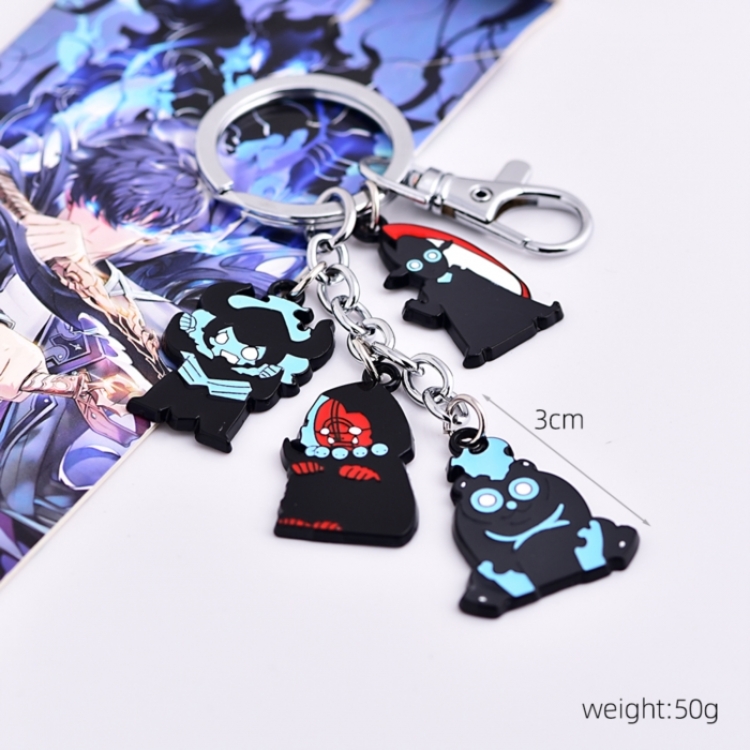 Solo Leveling:Arise Anime cartoon skewered keychain backpack pendant