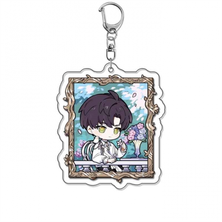 Love and Deepspace Anime Acrylic Keychain Charm price for 5 pcs