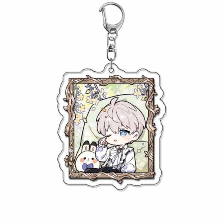 Love and Deepspace Anime Acrylic Keychain Charm price for 5 pcs