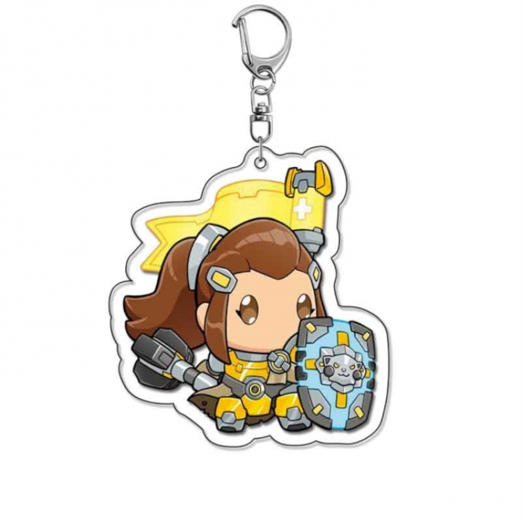 Overwatch Anime Acrylic Keychain Charm price for 5 pcs