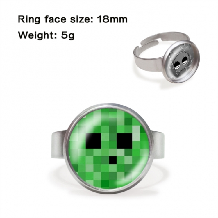 Minecraft Anime peripheral gemstone ring price for 5 pcs