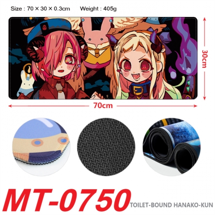 Toilet-bound Hanako-kun Anime peripheral lock edge mouse pad 70X30cm