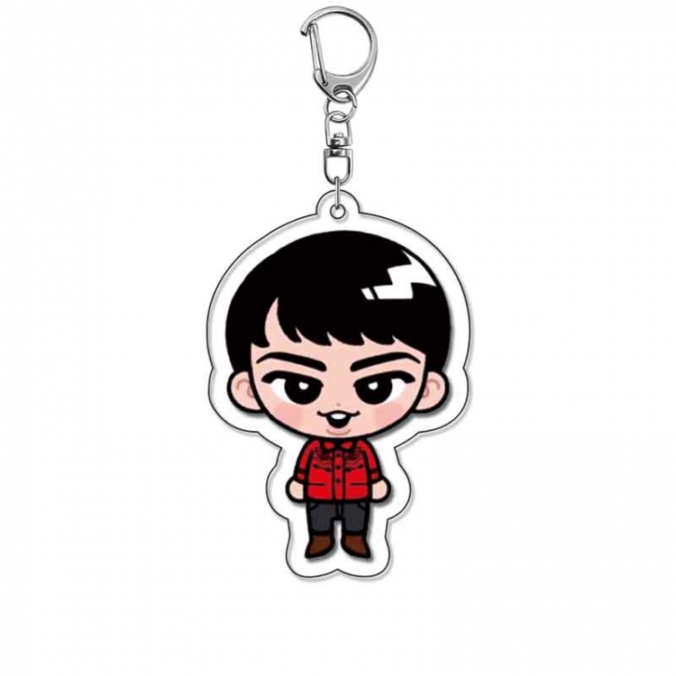 snow man Anime Acrylic Keychain Charm price for 5 pcs