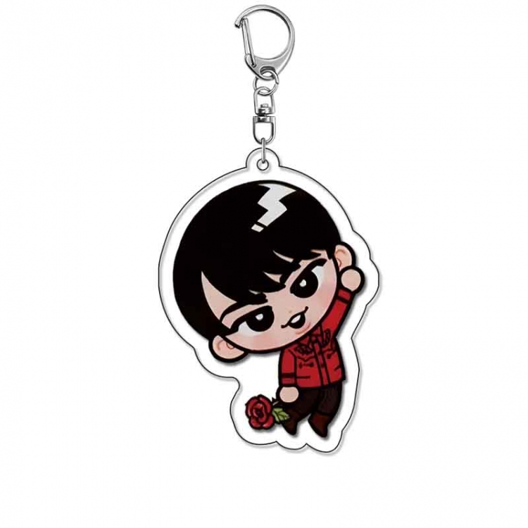 snow man Anime Acrylic Keychain Charm price for 5 pcs