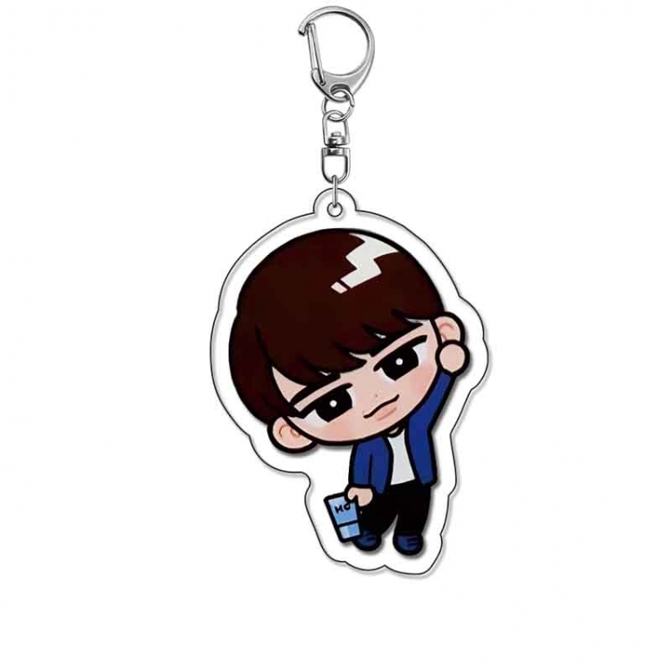 snow man Anime Acrylic Keychain Charm price for 5 pcs