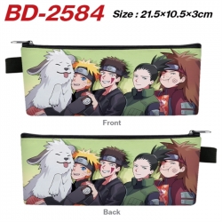 Naruto Anime PU Leather Zipper...