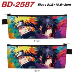 Naruto Anime PU Leather Zipper...